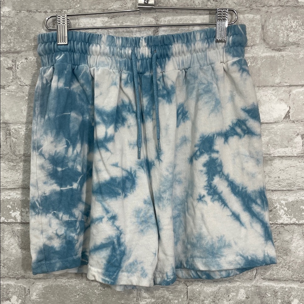 Elan Sky Blue Casual Fleece Shorts